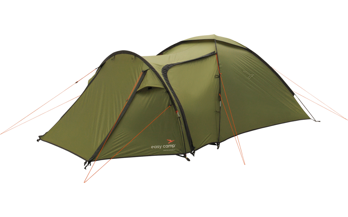 Kuppeltelt Lomsdal 3 for 3 personer 2000 mm vannsøyle - Easy Camp sett bakfra med andre inngang