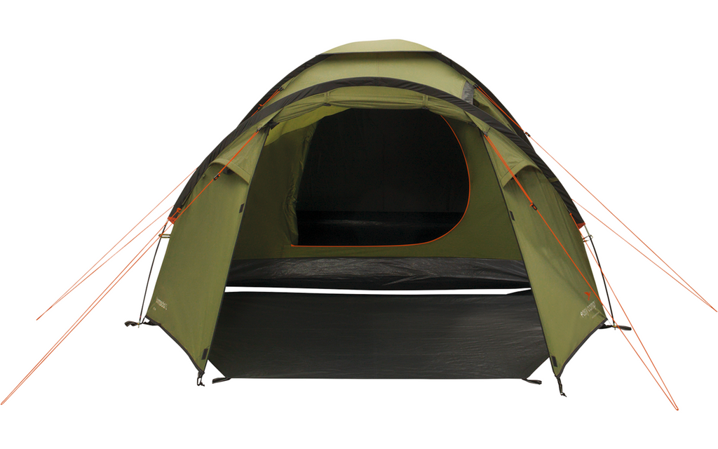 Kuppeltelt Lomsdal 3 for 3 personer 2000 mm vannsøyle - Easy Camp, stort fortelt med avtakbart gulv