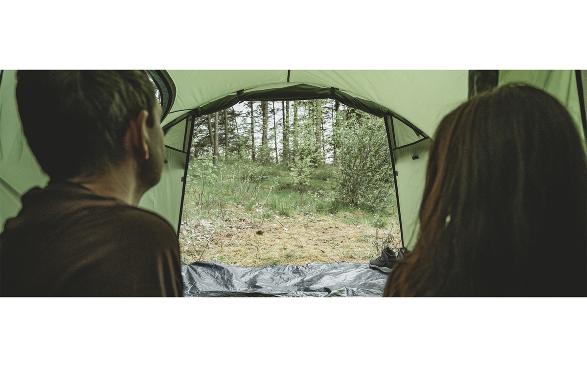 Kuppeltelt Lomsdal 3 for 3 personer 2000 mm vannsøyle - Easy Camp, nærbilde av takventilasjon