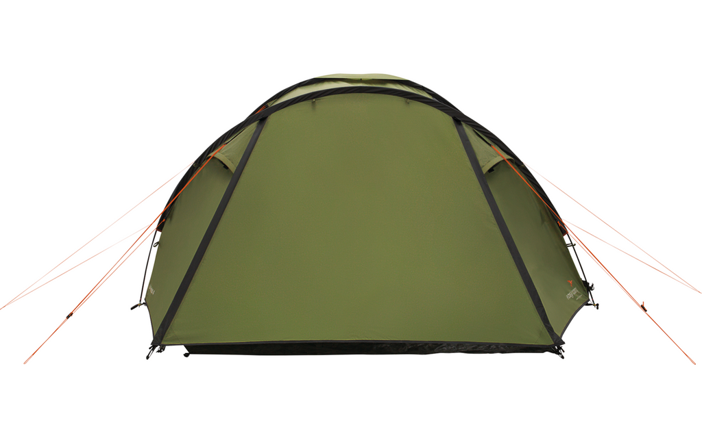 Kuppeltelt Lomsdal 4 for 4 personer 2 innganger 5,8 kg - Easy Camp sett bakfra med andre inngang