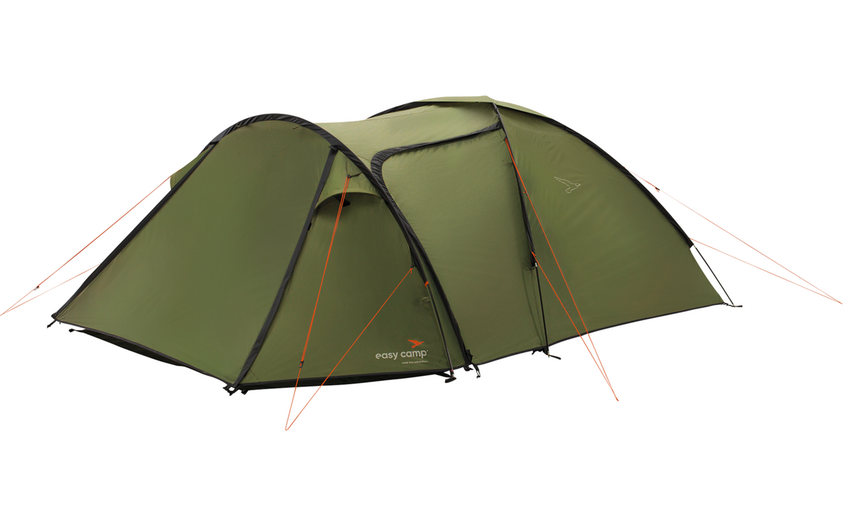 Kuppeltelt Lomsdal 4 for 4 personer 2 innganger 5,8 kg - Easy Camp med åpent fortelt