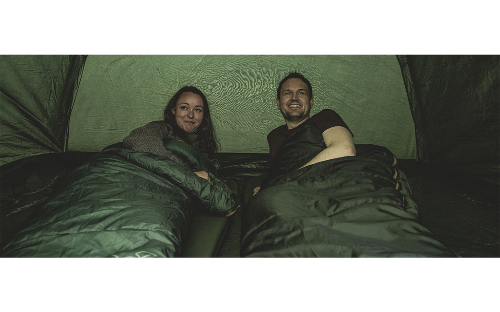 Kuppeltelt Lomsdal 4 for 4 personer 2 innganger 5,8 kg - Easy Camp detalj av oppbevaringslomme