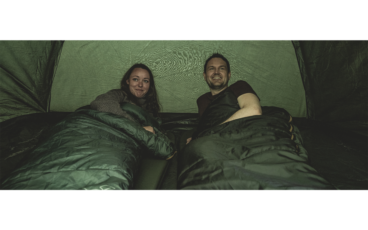 Kuppeltelt Lomsdal 4 for 4 personer 2 innganger 5,8 kg - Easy Camp detalj av oppbevaringslomme