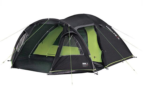 Kuppeltelt Mesos 4 pers. 360x240cm med tunnelforbygg forside