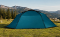 Kuppeltelt Mossborn 02 Aegean for 2 personer 5,95 kg 3000 mm - Kampa sett forfra med åpen dør