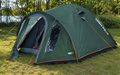 Kuppeltelt Nevada 4.1 for 4 personer 325x240 cm 4,7 kg - High Peak oppslått sett forfra