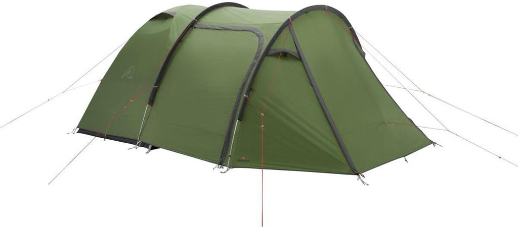 Bakside av Kuppeltelt Paso Flex 5 med ventilasjon