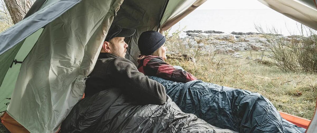 Oversikt av Kuppeltelt Rondane 2/3-pers. aluminium på campingplass