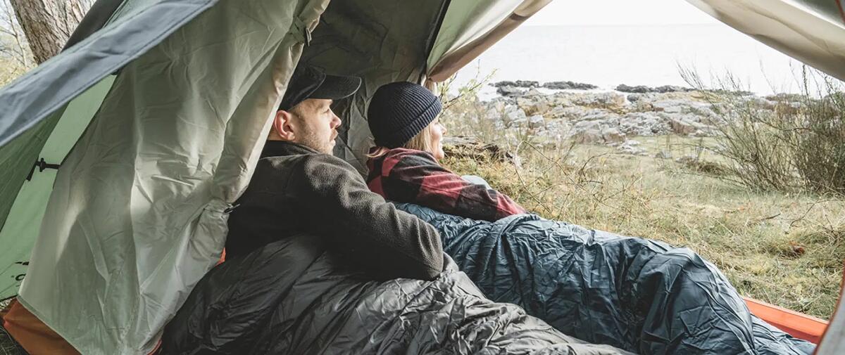 Oversikt av Kuppeltelt Rondane 2/3-pers. aluminium på campingplass
