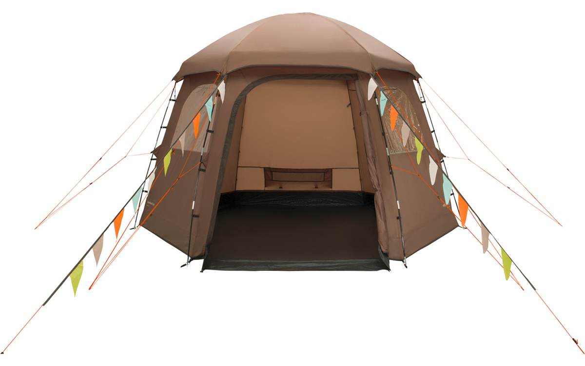 Kuppeltelt Sandland Yurt 6 personer 3000 mm vannsøyle - Easy Camp sett bakfra