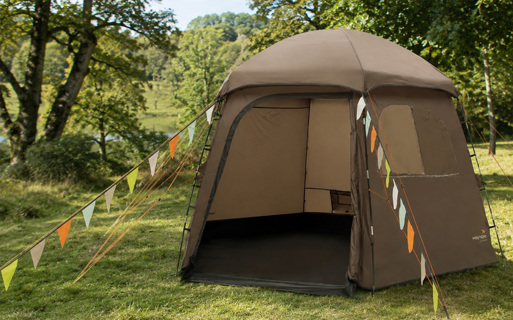Kuppeltelt Sandland Yurt 6 personer 3000 mm vannsøyle - Easy Camp sett forfra