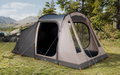 Kuppeltelt Sandwood 05 for 5 personer 75D polyester 3000 mm - Kampa sett forfra, oppslått på campingplass