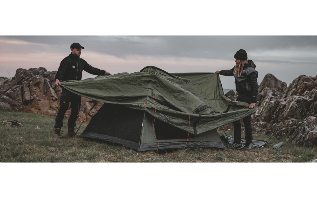 Oppbevaringslommer i Kuppeltelt Setesdal 3 for 3 personer 2000 mm 3,7 kg - Easy Camp