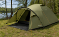 Kuppeltelt Setesdal 4 for 4 personer 2000 mm 4,6 kg - Easy Camp i grønt, oppslått sett forfra