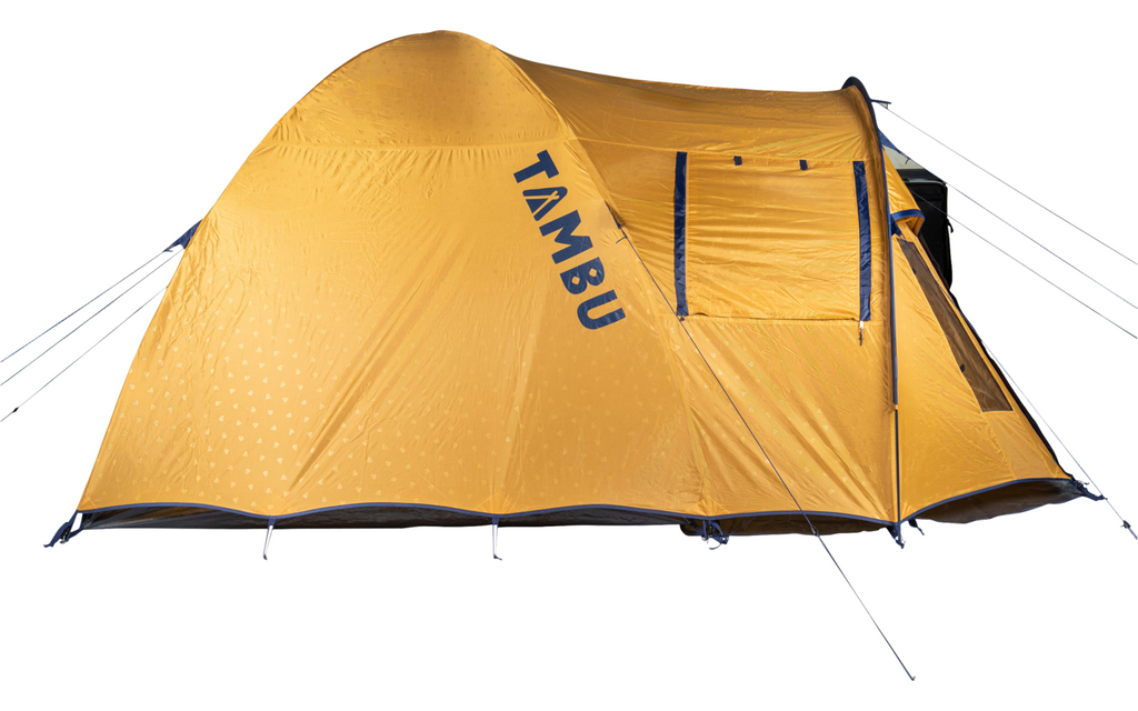 Kuppeltelt Setu 4 for 4 personer 3000 mm vannsøyle 7 kg - Tambu pakket for transport