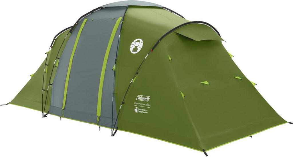 Kuppeltelt Spruce Falls 4 Blackout montert i natur