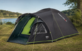 Kuppeltelt Talos 4 for 4 personer 4000 mm 5,75 kg - High Peak oppsatt sett forfra med fortelt