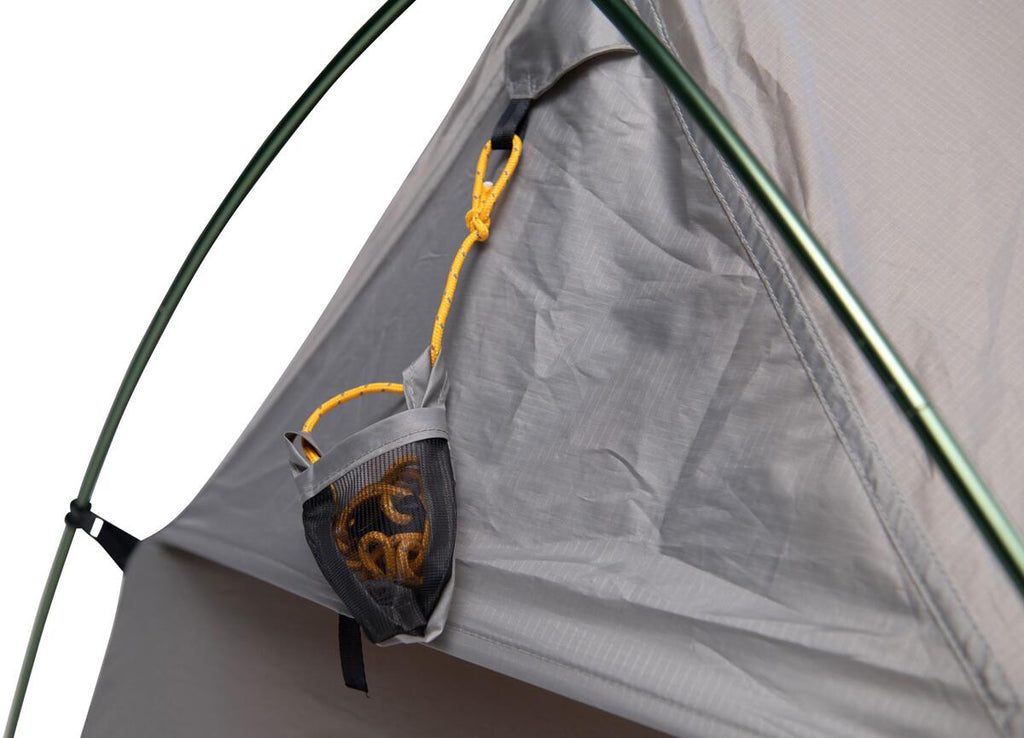 Kuppeltelt Trailrunner 1-pers 210x115x95cm oransje pakket sammen