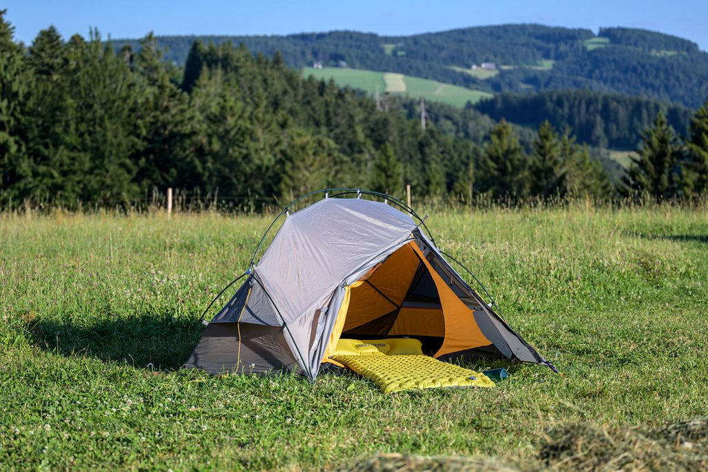 Kuppeltelt Trailrunner 1-pers 210x115x95cm oransje stenger