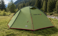 Kuppeltelt Woodpecker 3 for 3 personer 3,5 kg 3000 mm - High Peak oppsatt sett forfra
