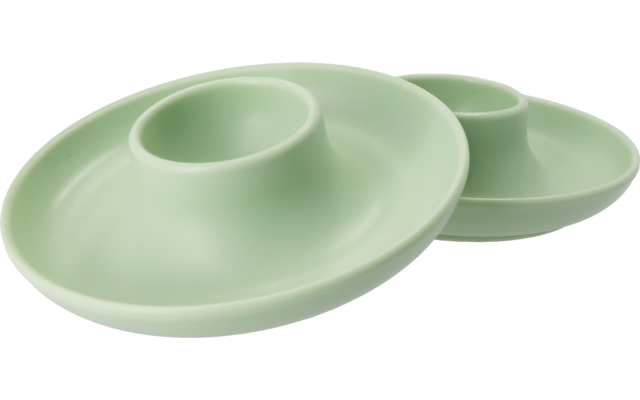 Kynne eggeglass grønn Ø 11,5 cm bakside