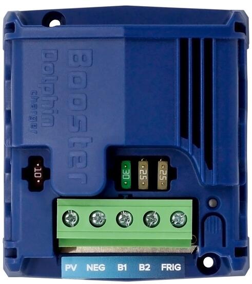 Ladebooster 20A med MPPT-solarladeregler 140W, kompakt front