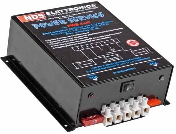 Ladebooster PWS-4 Basic for gel- og AGM-batterier forfra