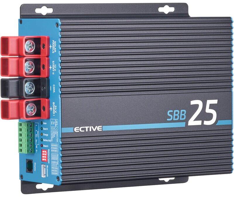 Ladebooster SBB med integrert MPPT-solladregulator ECTIVE bakside