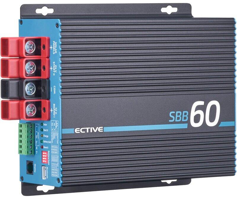Montert Ladebooster SBB med integrert MPPT-solladregulator ECTIVE i bobil