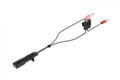 Ladekabel med ringterminaler og LED-indikator - DEFA vist forfra