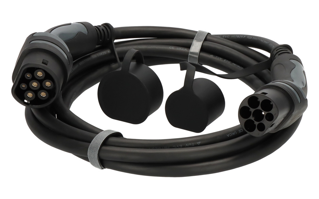 Ladekabel Typ 2 Mode 3 trefase 22 kW 5 m nærbilde Brennenstuhl