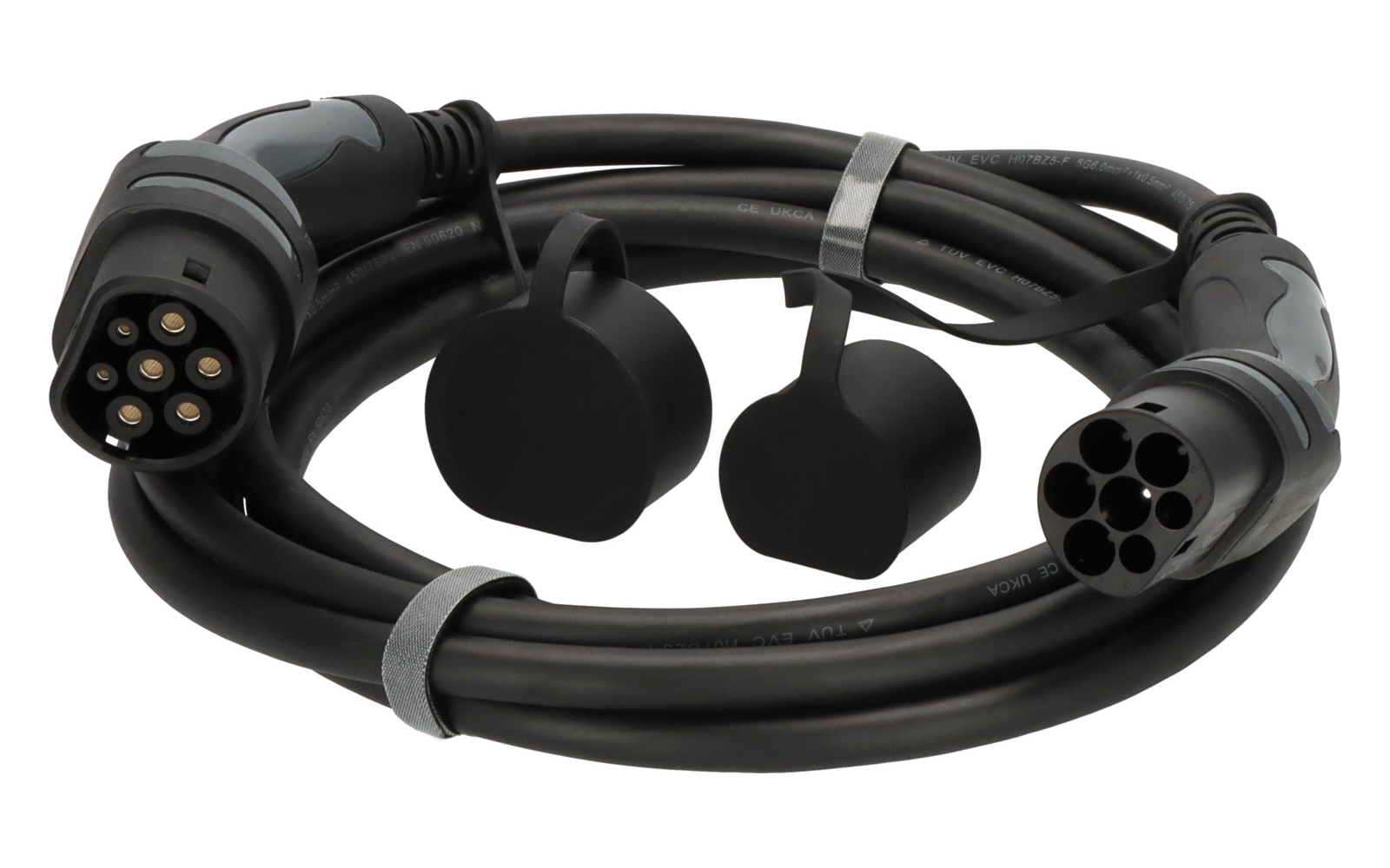Ladekabel Typ 2 Mode 3 trefase 22 kW 5 m nærbilde Brennenstuhl