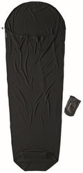 Lakenpose i merinoull 220x80 cm mumieform svart forfra