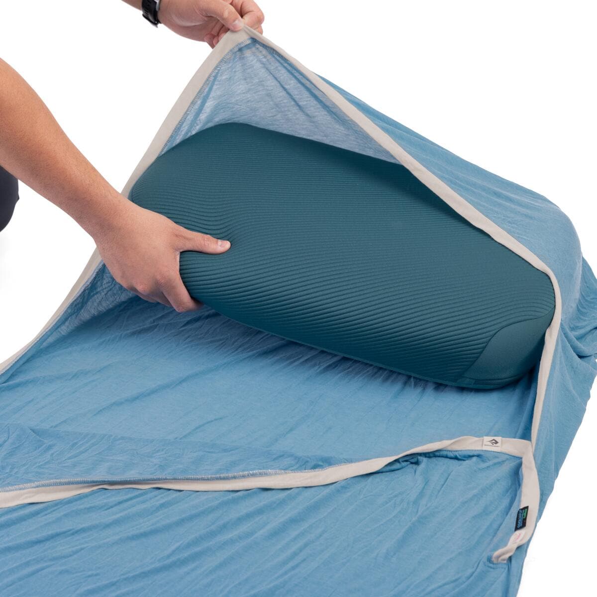 Detaljbilde av lakenpose Breeze rektangulær med putetrekk 198 cm