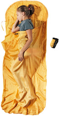 Lakenpose for barn KidSack silke 180x76 cm i oransje farge