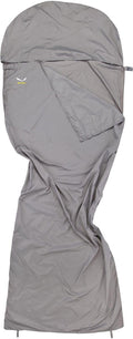 Lakenpose mumieform mikrofiber 225 cm med putelomme grå