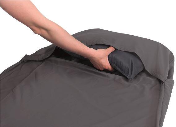 Lakenpose rektangulær 220x85 cm mikrofiber 305 g grå - Robens detalj