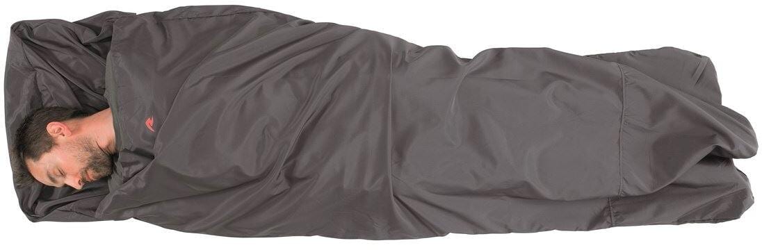 Lakenpose rektangulær 220x85 cm mikrofiber 305 g grå - Robens montert i sovepose