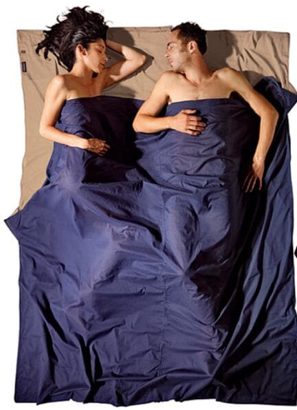 Lakenpose TravelSheet dobbel egyptisk bomull 220x180 cm forfra