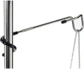 Lampeholder for teltstang 19-25 mm, 23 cm rekkevidde - CAMPWERK montert på teltstang
