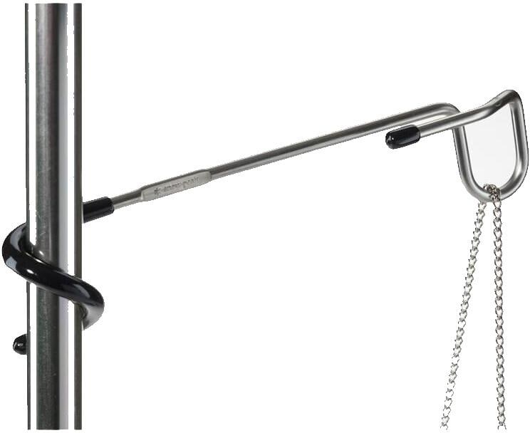 Lampeholder for teltstang 19-25 mm, 23 cm rekkevidde - CAMPWERK montert på teltstang