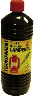 Lampeolje nøytral paraffinbasert 1 liter - Till front
