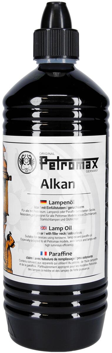 Lampeolje Alkan luktfri 1 liter for oljelamper og koker Petromax flaske