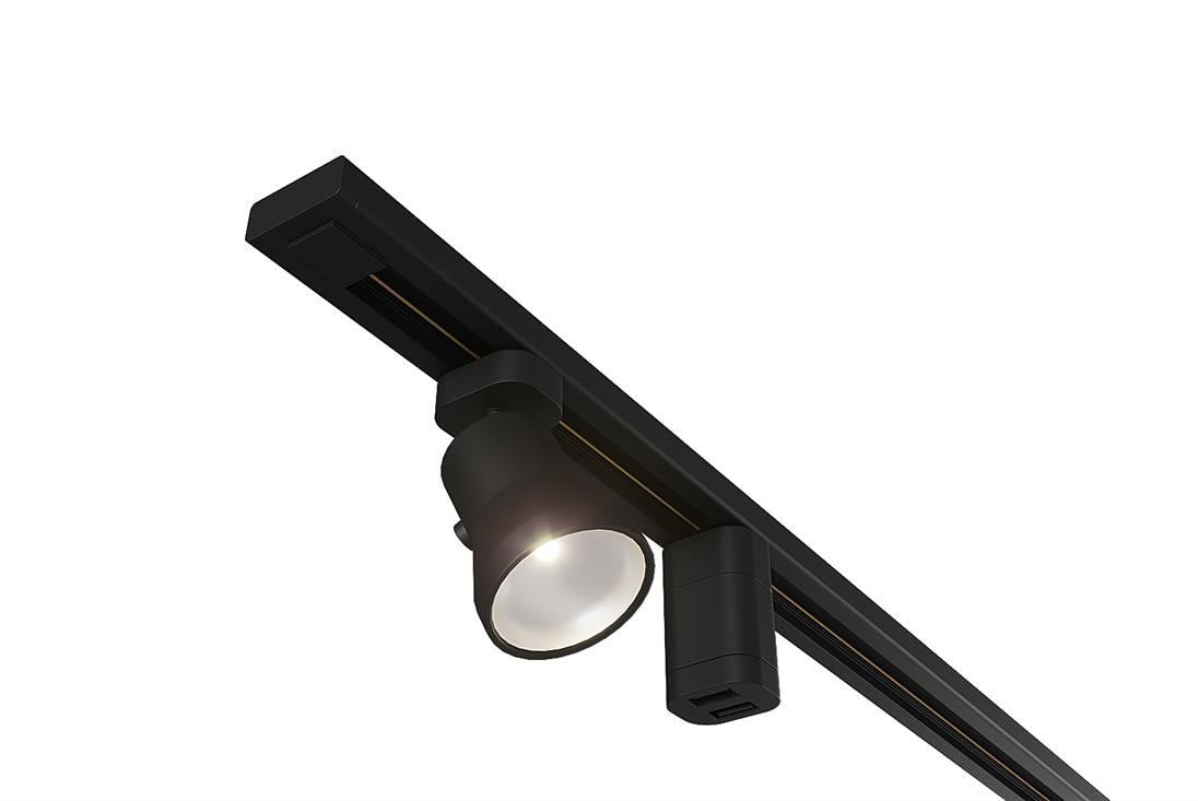Lanciano Rail strømskinne 70 cm for spots og USB nærbilde tilkobling