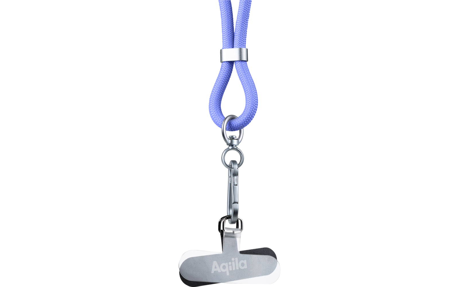 Lanyard Power Cable smarttelefon-bærebånd USB-C 60 W lilla med svart innlegg