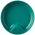 Læretallerken Mio deep turquoise for barn med rutschfri underside