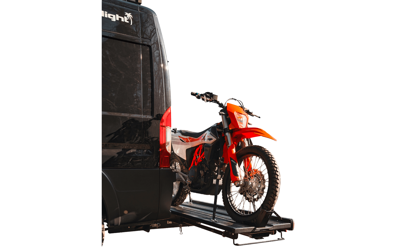 Montert Lastebærer SlidePort for Fiat Ducato med scooter