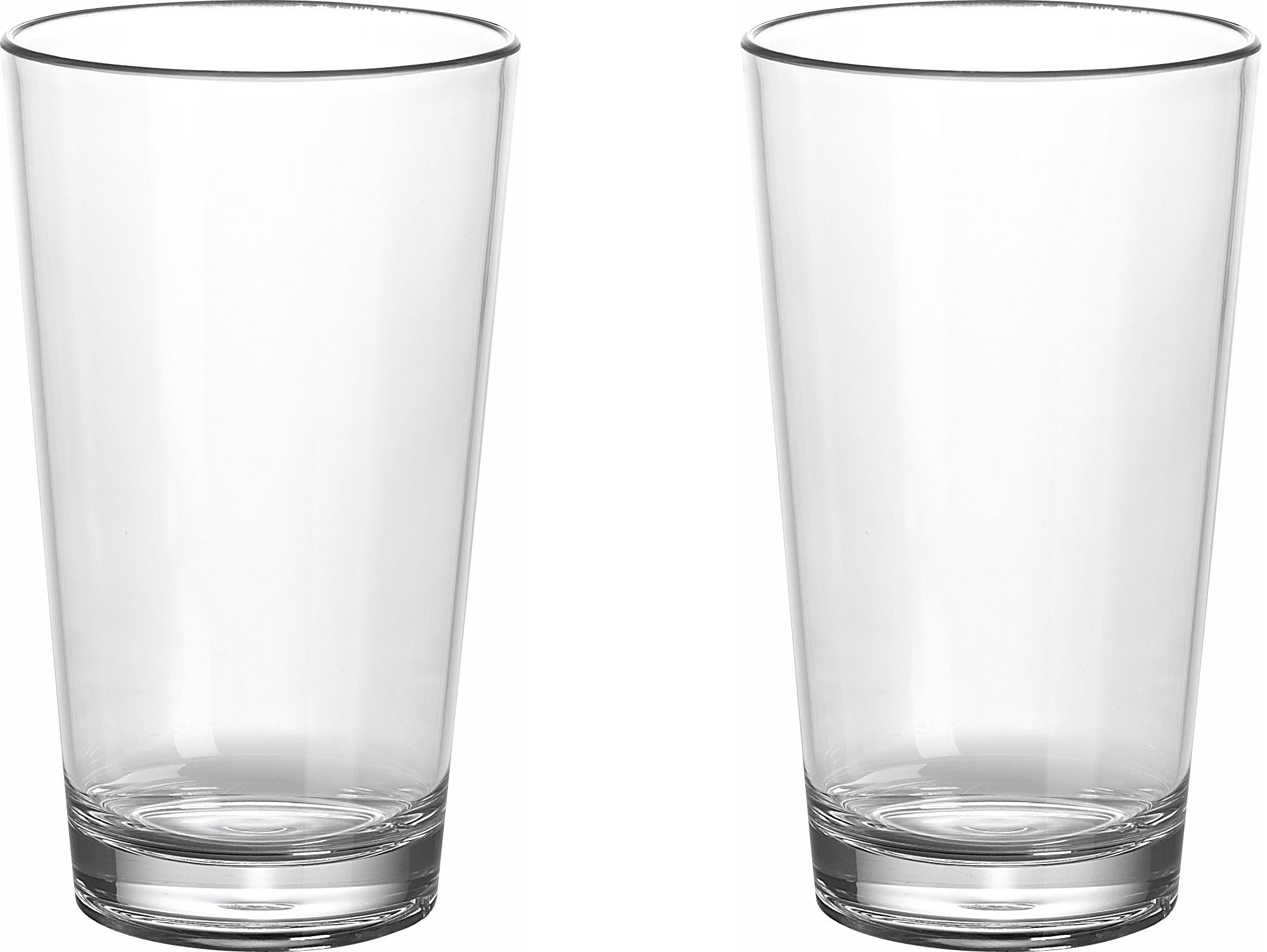Latte macchiato-glass 350 ml SAN-plast 2-pk Gimex forfra