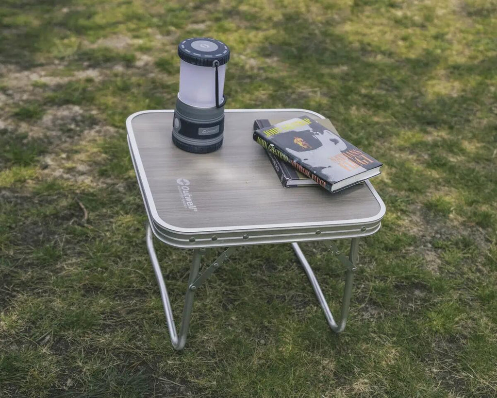 Bakside av Lavt sidebord Nain 40x40x29 cm aluminium 1,1 kg grå - Outwell