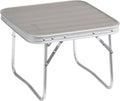 Lavt sidebord Nain 40x40x29 cm aluminium 1,1 kg grå - Outwell forfra